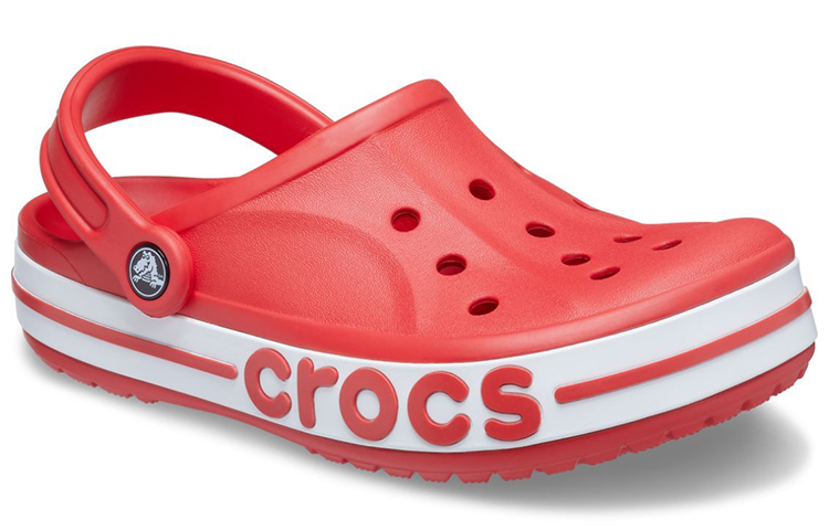 Lookbook Crocs卡駱馳 Bayaband 耐磨舒適洞洞運動涼鞋 紅