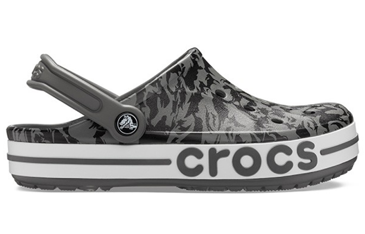 Order Crocs Bayaband 灰黑色沙滩凉鞋 206232-0DY