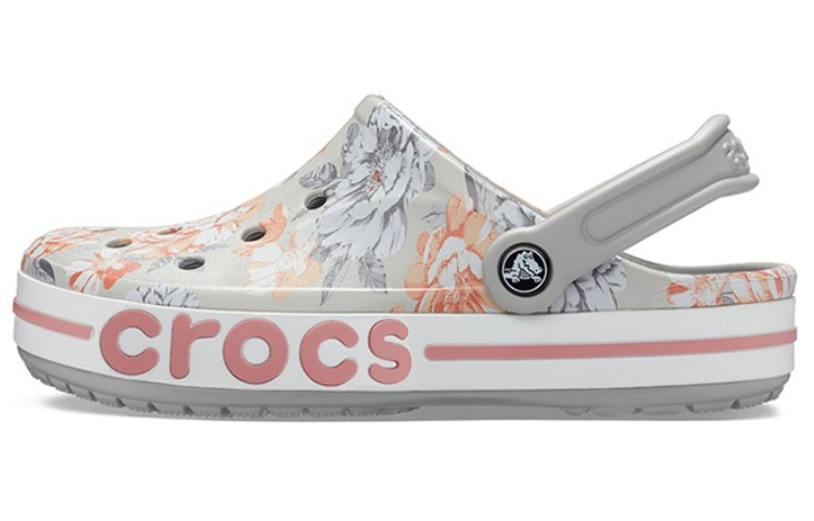 Crocs Bayaband Beach light grey Flowers Sandals 206232-0GN