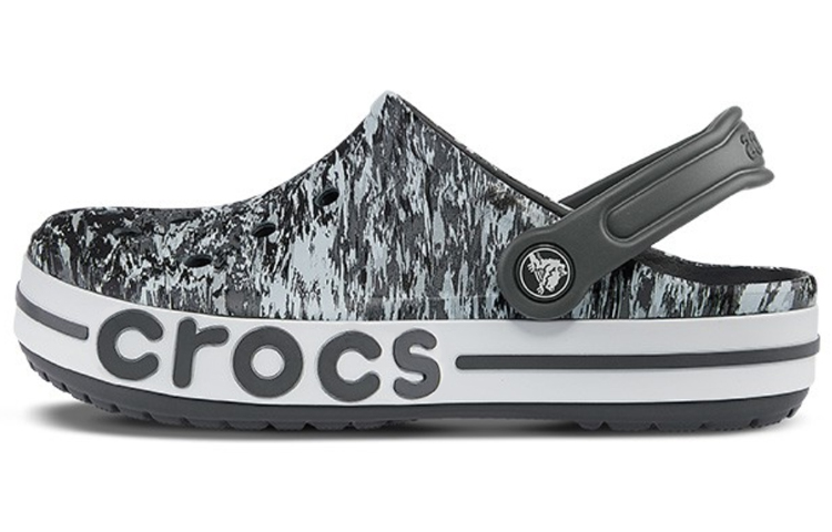 Crocs Bayaband Beach Sandals Gray Camouflage 205840-0GY