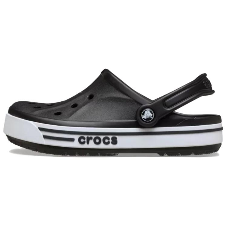 Crocs Bayaband Classic Clogs Black Comfortable Slip-On Shoes. 212333-066