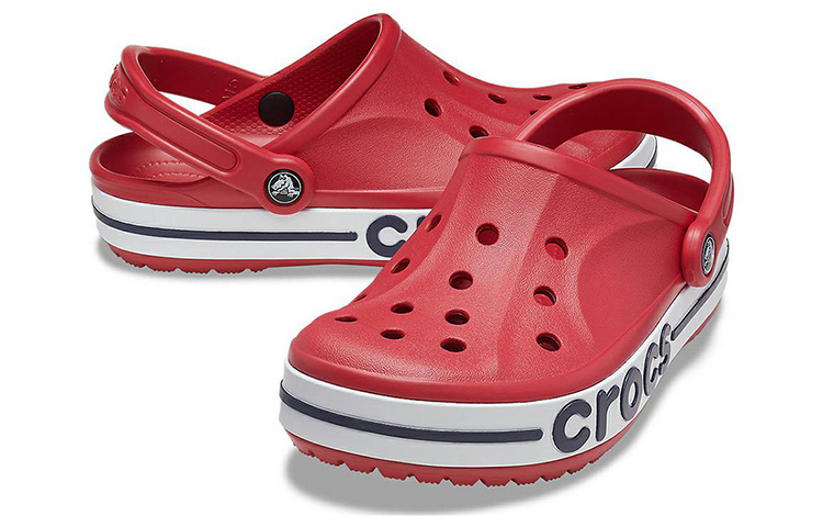 Shop Crocs Bayaband Klompen ''Rood Wit'' 205089-6HC