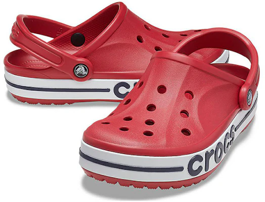 Crocs Bayaband Klompen ''Rood Wit'' 205089-6HC Shop Crocs Bayaband Klompen ''Rood Wit'' 205089-6HC