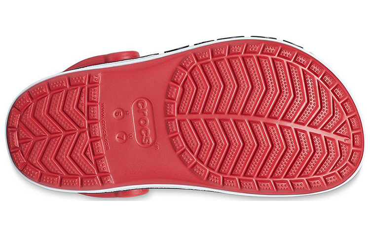 Sizing Crocs Bayaband Klompen ''Rood Wit'' 205089-6HC