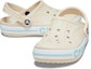Shop Crocs Bayaband 洞洞鞋 ''米色蓝色'' 205089-1LI