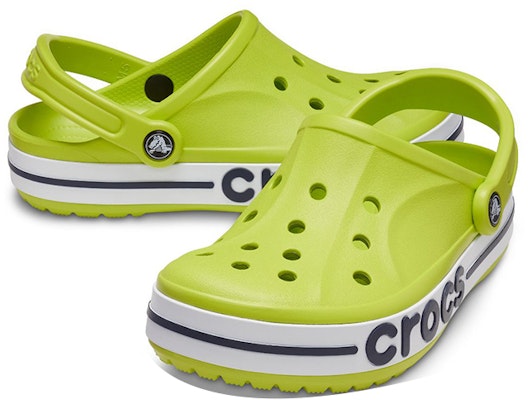 Crocs Bayaband 洞洞鞋“柠檬冲击” 205089-3T7 Shop Crocs Bayaband 洞洞鞋“柠檬冲击” 205089-3T7