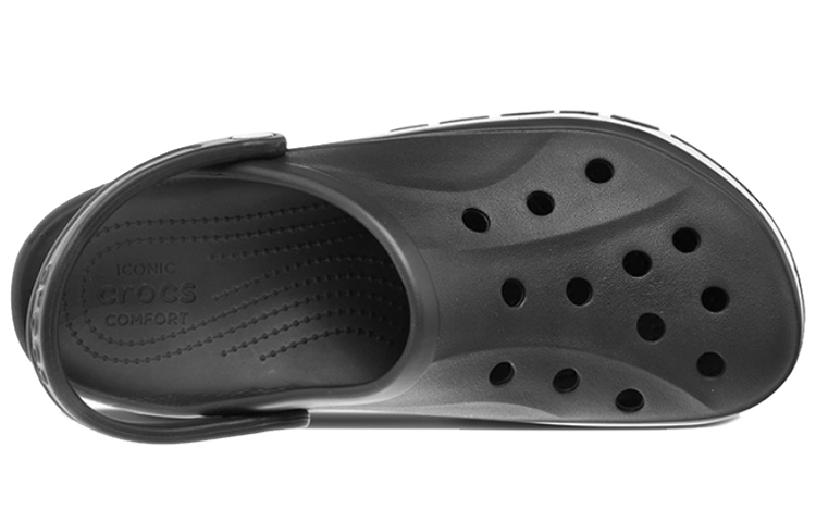 Shop Zuecos Crocs Bayaband Negros Unisex para Playa. 205089-066