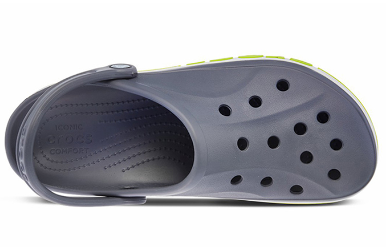 Shop Crocs Bayaband Zuecos Playeros Unisex Grises 205089-0A3