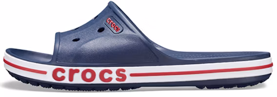 Crocs Bayaband Clog Blue White Red Unisex Slippers 205392-4CC Crocs Bayaband Clog Blue White Red Unisex Slippers 205392-4CC