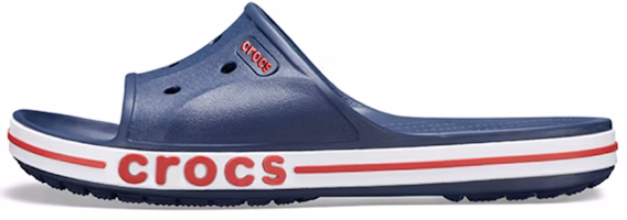 Crocs Bayaband Clog Blue White Red Unisex Slippers 205392-4CC Crocs Bayaband Clog Blue White Red Unisex Slippers 205392-4CC