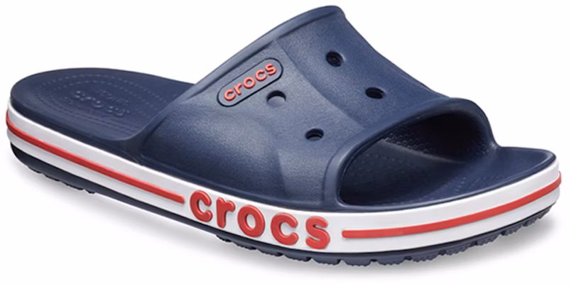 Crocs Bayaband Clog Blue White Red Unisex Slippers 205392-4CC Order Crocs Bayaband Clog Blue White Red Unisex Slippers 205392-4CC