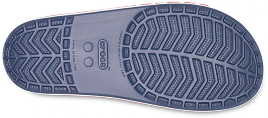 Crocs Bayaband Clog Biru Putih Merah Unisex Selipar 205392-4CC Details for Crocs Bayaband Clog Biru Putih Merah Unisex Selipar 205392-4CC