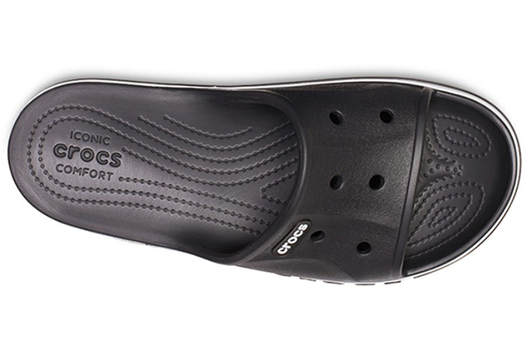 Shop Crocs Bayaband Clog 鏤空洞洞休閒拖鞋 黑