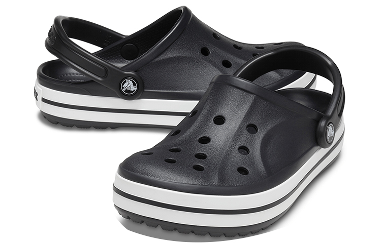 Shop Crocs Bayaband Clogs 'Black White' 207591-001