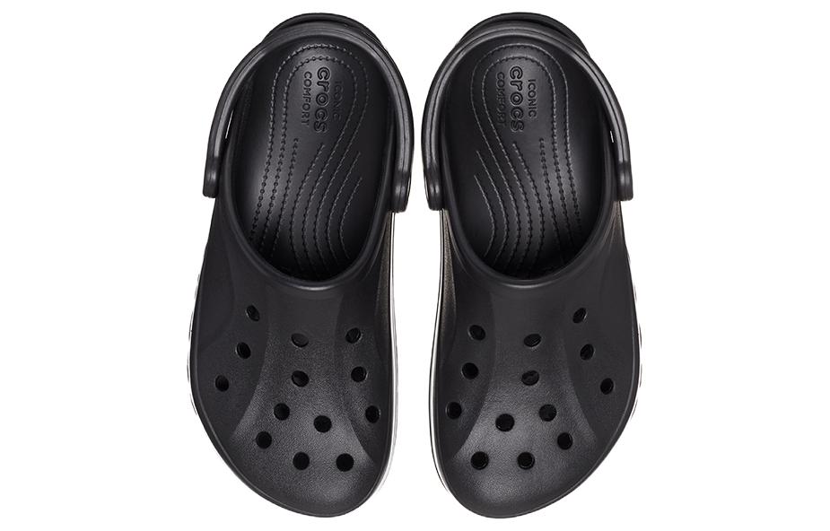 Lookbook Crocs卡駱馳 舒適休閒 洞洞鞋 男女同款 黑色