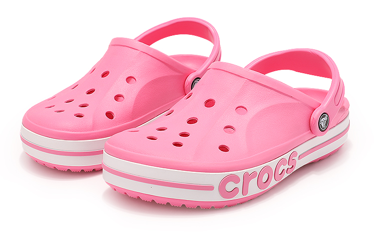 Lookbook Zuecos Crocs Bayaband 'Pink Lemonade White' Rosa y Blanco 205089-62P