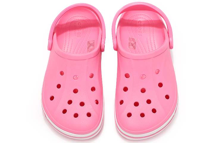Shop Zuecos Crocs Bayaband 'Pink Lemonade White' Rosa y Blanco 205089-62P