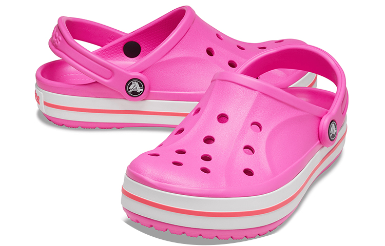 Shop Crocs Bayaband Clogs 'Pink White' 207591-6QQ