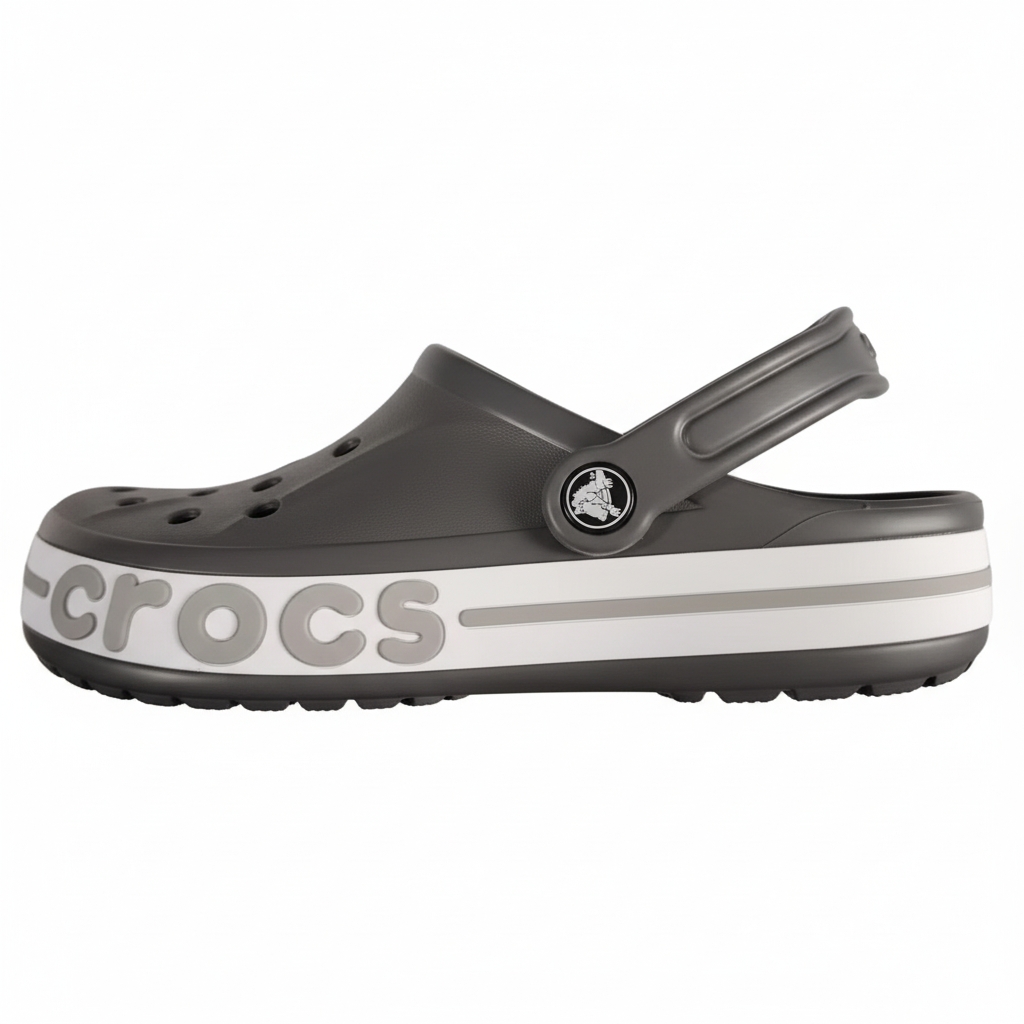 Crocs Bayaband EVA Outdoor Clogs Gray Fashion Shoes. 205089-0IEGREY