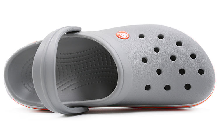 Shop Crocs Bayaband 平底沙滩运动拖鞋 男女款 浅灰色 11016-0FL