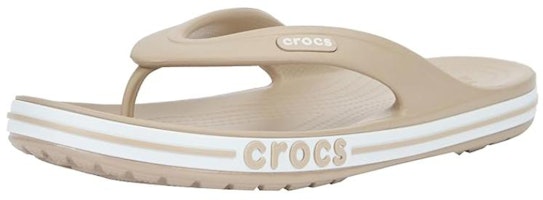 Crocs Bayaband Flip-Flops 'Beige White' 205393-2V3 Crocs Bayaband Flip-Flops 'Beige White' 205393-2V3