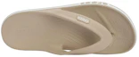 Shop クロックス ベイバンド フリップ (ベージュホワイト) 205393-2V3