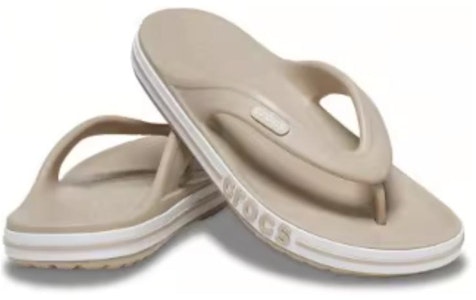 Crocs Bayaband 人字拖鞋 '米白色' 205393-2V3 Shop Crocs Bayaband 人字拖鞋 '米白色' 205393-2V3