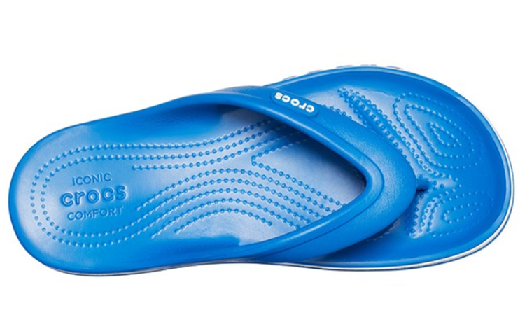 Lookbook Crocs Bayaband 人字拖 蓝色 205393-4JL