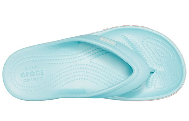 Shop Sandalias Crocs Bayaband Flip-Flops azul hielo Unisex 205393-4JF