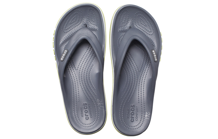 Purchase Crocs Bayaband Flip Antislip Slijtvaste Casual Grijs Groen Slippers ''Grey Green'' 205393-0A3
