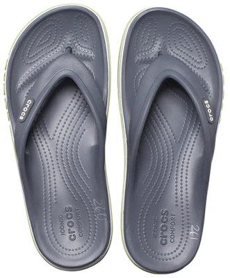 Crocs Bayaband Flip Antislip Slijtvaste Casual Grijs Groen Slippers ''Grey Green'' 205393-0A3 Purchase Crocs Bayaband Flip Antislip Slijtvaste Casual Grijs Groen Slippers ''Grey Green'' 205393-0A3