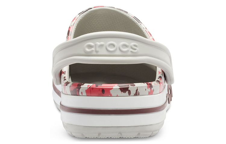 Crocs Bayaband Printed Classic Clogs 'White Brown Red' 圖 6