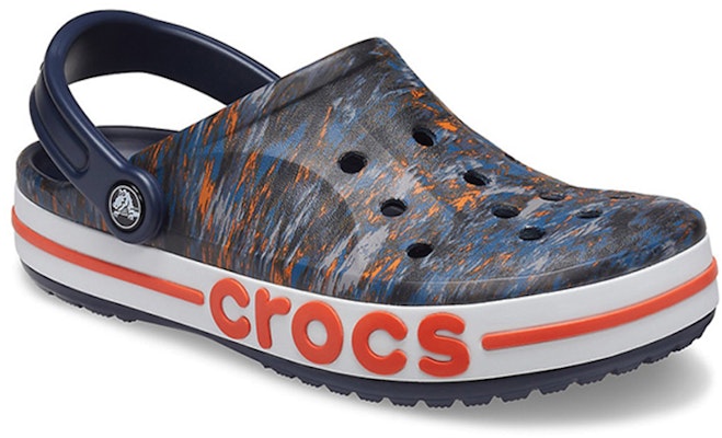 Sandal Crocs Bayaband Cetak Biru Tua 205840-4SC Order Sandal Crocs Bayaband Cetak Biru Tua 205840-4SC