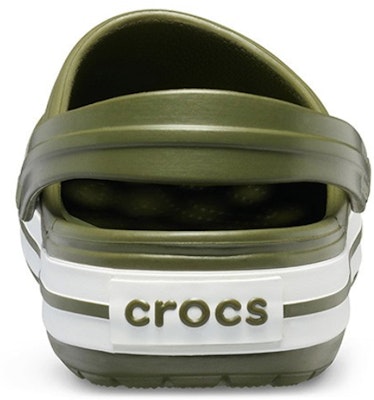 Crocs Beach Army Green Sandals 11016-37P Shop Crocs Beach Army Green Sandals 11016-37P