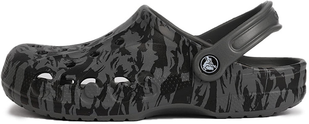 Crocs Beach Black Sandals 'Gray White' 206230-07I Buy Crocs Beach Black Sandals 'Gray White' 206230-07I