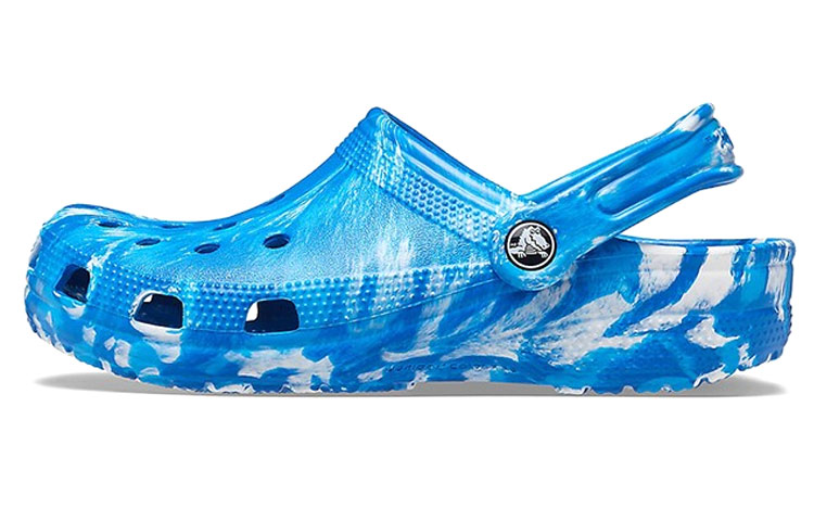 Crocs Beach Blue Marble Sandals 206867-4KG
