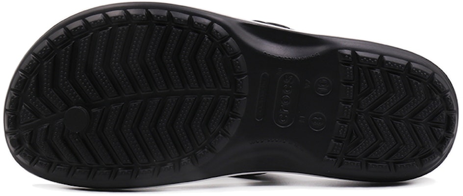 Crocs Beach Flip-Flops Black Unisex 11033-001 Shop Crocs Beach Flip-Flops Black Unisex 11033-001