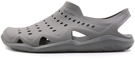 Crocs Beach Gray Unisex Sandals 203963-0DA Crocs Beach Gray Unisex Sandals 203963-0DA