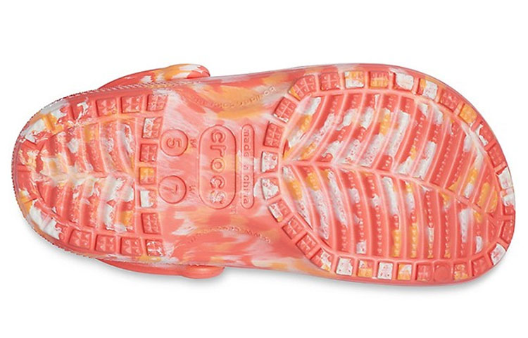 Purchase Sandalias Crocs Naranja Mármol Playa 206867-6SN