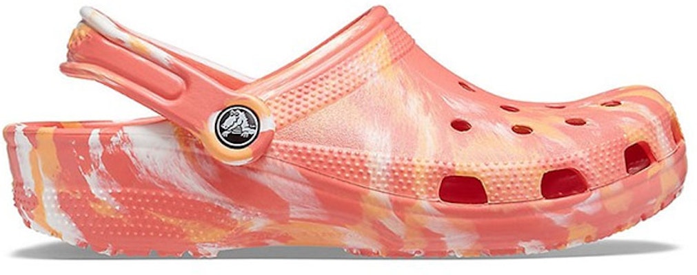 Crocs Beach Orange Marble Sandals 206867-6SN Order Crocs Beach Orange Marble Sandals 206867-6SN