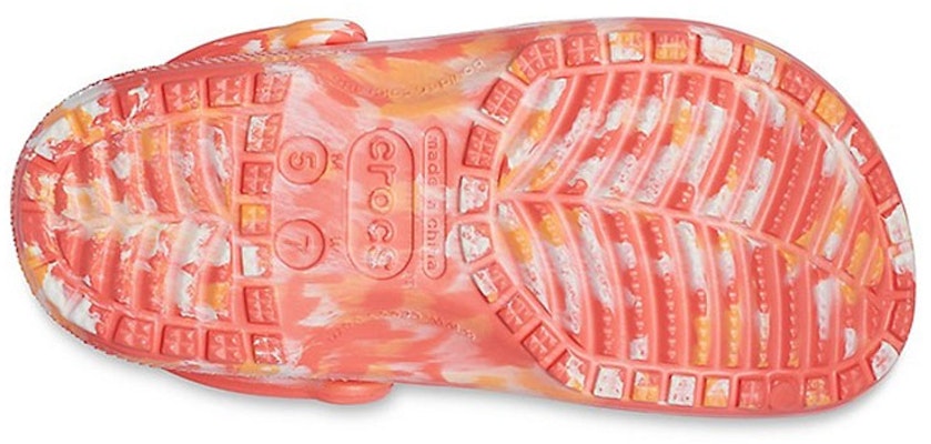 Crocs Beach Orange Marble Sandals 206867-6SN Purchase Crocs Beach Orange Marble Sandals 206867-6SN