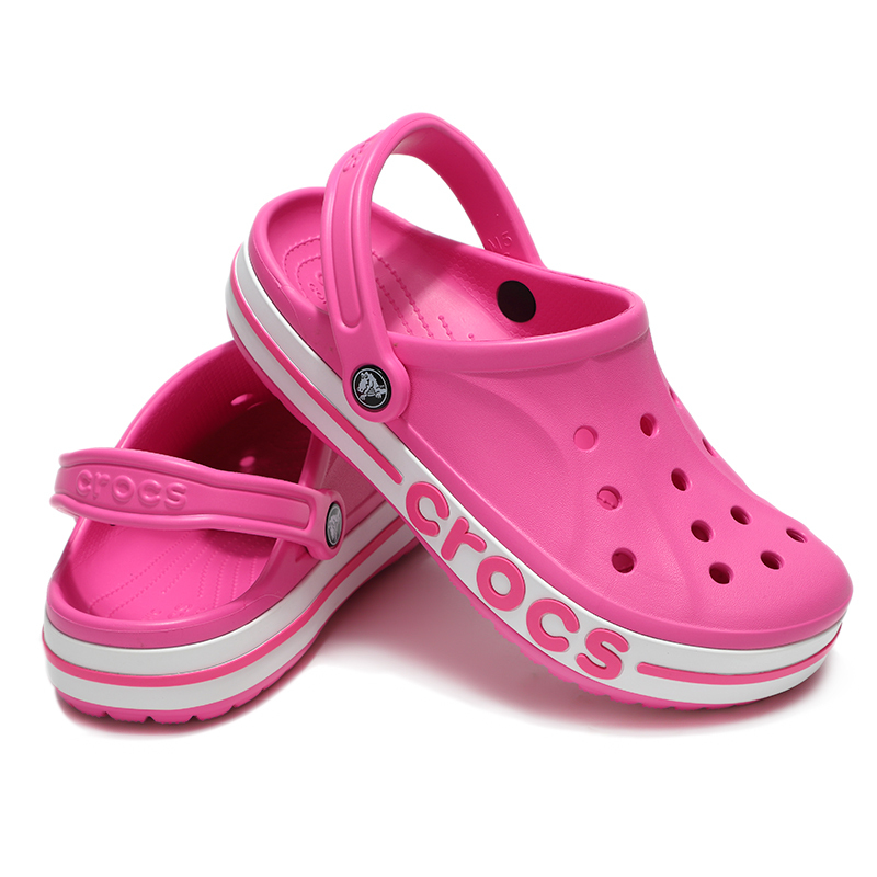 Lookbook Kasut Pantai Crocs Pink 205089-6QQ