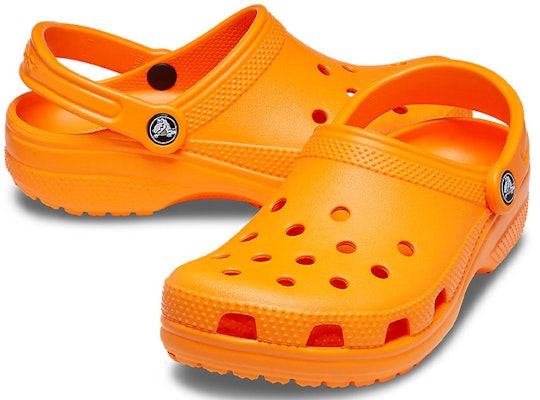 Crocs Beach Unisex Bright Orange Sandals 10001-83A Details for Crocs Beach Unisex Bright Orange Sandals 10001-83A