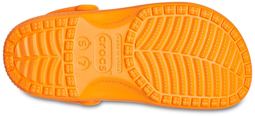Crocs Beach Unisex Bright Orange Sandals 10001-83A Sizing Crocs Beach Unisex Bright Orange Sandals 10001-83A