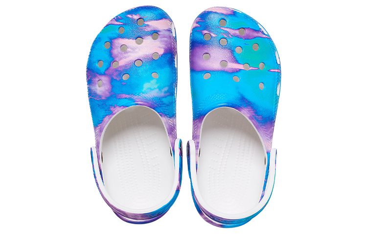 Shop Crocs卡駱馳  渲染克駱格沙灘洞洞涼鞋 男女同款 彩色