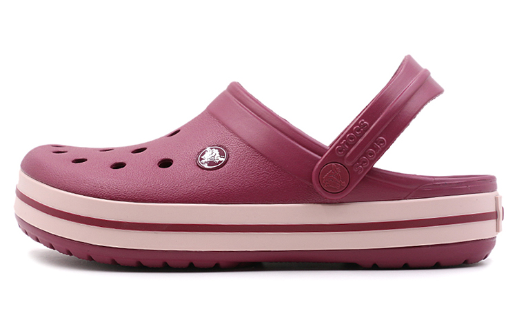 Crocs Beach Unisex Red Sandals 'Gray' 11016-6OR