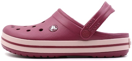 Crocs Beach Unisex Red Sandals 'Gray' 11016-6OR Crocs Beach Unisex Red Sandals 'Gray' 11016-6OR