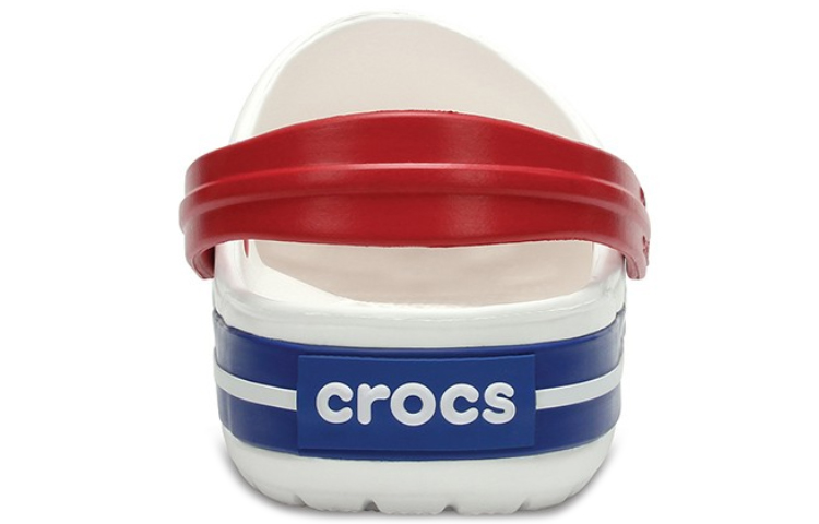 Lookbook Crocs Pantai Unisex Sandal Putih Biru 'White Blue' 11016-11I