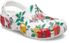 Lookbook Crocs 贝雅克骆格 沙滩洞洞凉鞋 白色 花卉