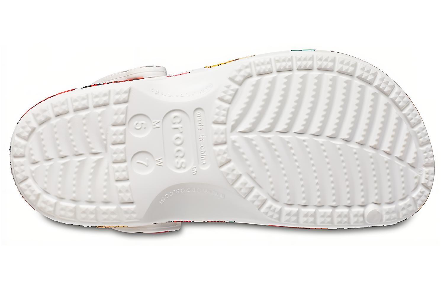 Purchase Crocs 贝雅克骆格 沙滩洞洞凉鞋 白色 花卉